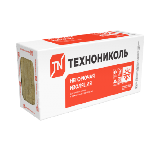ТЕХНОНИКОЛЬ Утеплитель ТЕХНОФАС, 1200х600 мм Толщина  плиты, мм; Кол-во в упаковке; Площадь, м2: 100; 3 плиты; 2,16 (025264) в Санкт-Петербурге